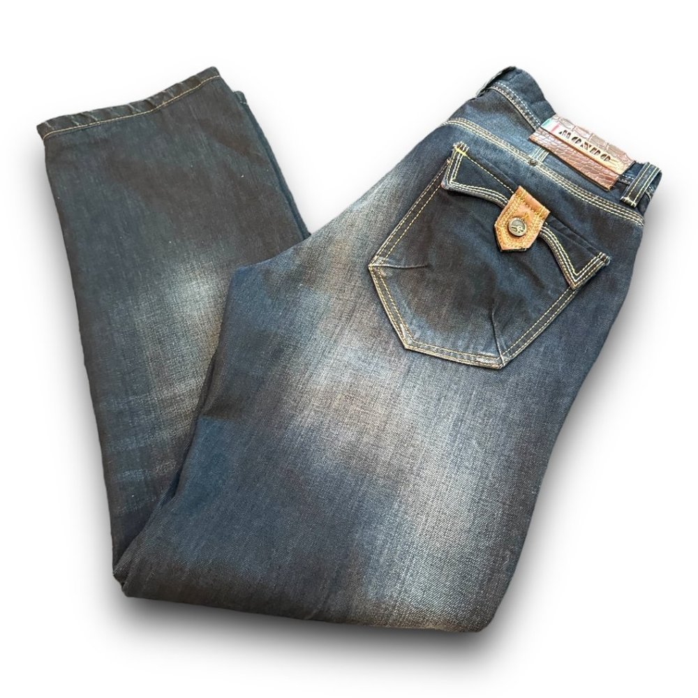 Men's Italian Designer Mondo Jeans Size 34x 32 LIKE NEW!